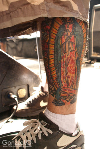 Mike Gallo tattoo. Agnostic Front + Madball . 19/11/09 . Xlr Club .