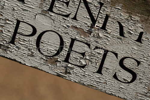 Poets Corner Sign at Richmond Park (Copyright Dave Halley 2009)