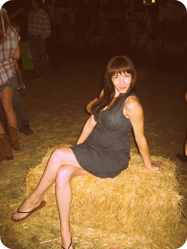 cute sarah at the rodeo dance