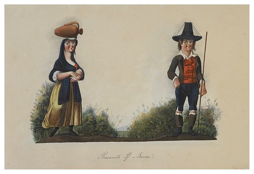 006- Campesinos de Beira-Picturesque review of the costume of the portuguese 1836