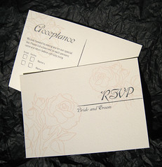 Wedding Stationary - RSVP Postcard