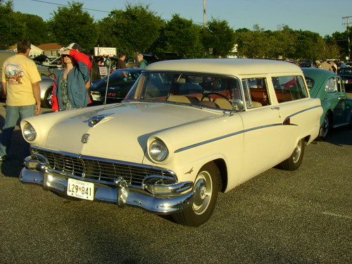 1956 Ford Ranch Wagon Lost in the 50s Cruise Night at Marley Station Mall