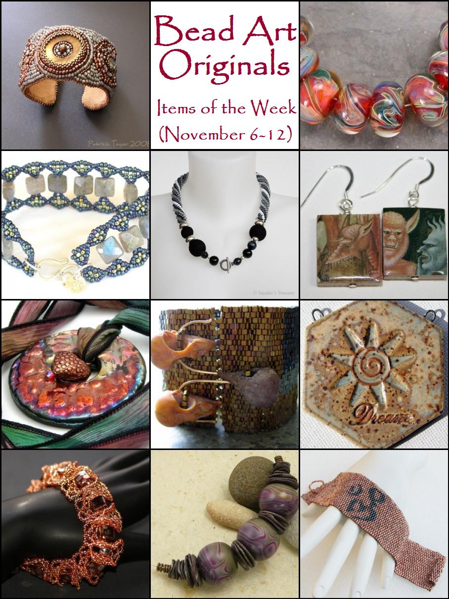 Bead Art Originals Items of the Week - November 6-12