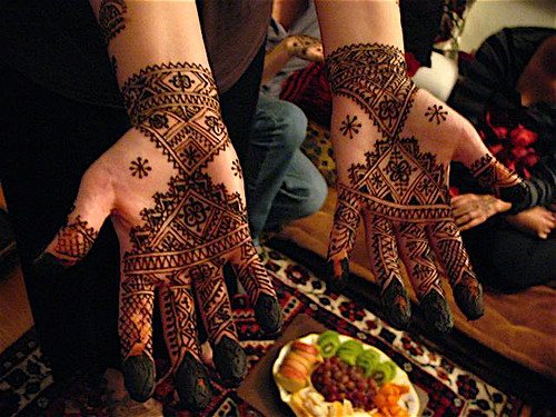 henna for moroccan wedding