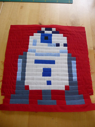 R2D2 - All pieced and ready to quilt!