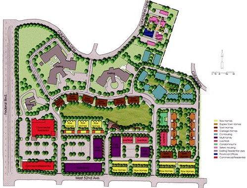 site plan (by: Calthorpe Associates, via Michelle Kaufman)