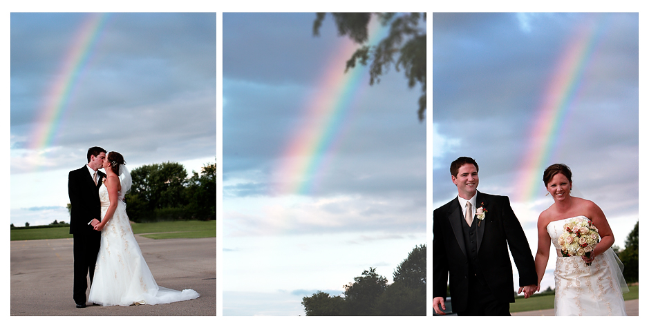 wedding rainbow