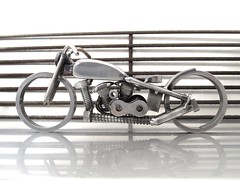 Motorcycle art Bike 100 Harley Davidson knucklehead (3)