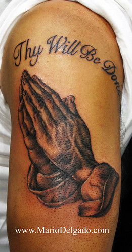 tattoo of praying hands. Tags: Praying hands tattoo,