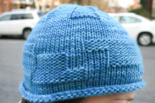 Dulles hat in Malabrigo 'Bobby Blue'