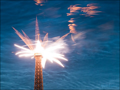 Eiffel Tower Fireworks, 14th July 2009