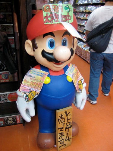 Mario Statue in Super Potato, Osaka