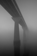 Foggy Solomons Island Bridge 2