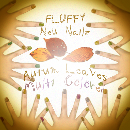 Neu Nailz - Autum Leaves Multi Colored
