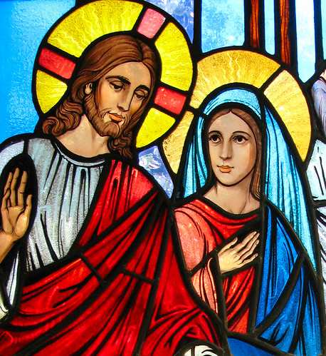 images of jesus and mary. Jesus and Mary at the Wedding of Cana