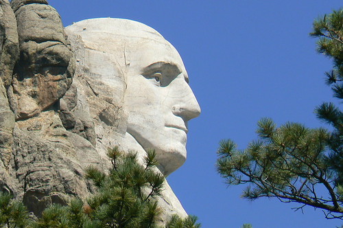 George Washington from Mount Rushmore - Photo by George Bradshaw