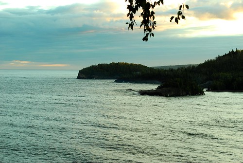 over look lake superior