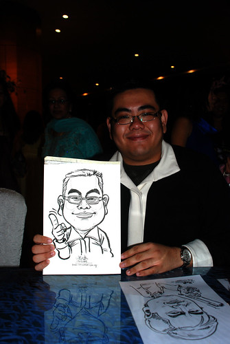 Caricature live sketching for The Law Society of Singapore - 6
