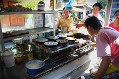Popular pancake van, Outside Kwai Lock Coffeeshop, Pulau Tikus, Georgetown