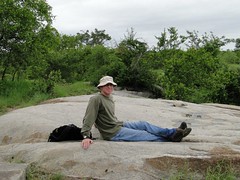 A quick rest at water hole