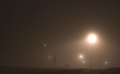 Walking in the fog