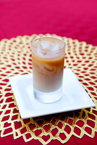 Iced cold brewed coffee