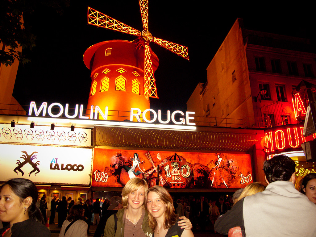 Ally & I at the Moulin Rouge