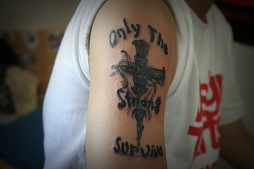 only strong survive tattoo. only the strong survive