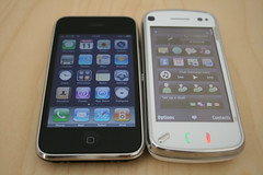Nokia N97 and iPhone 3GS