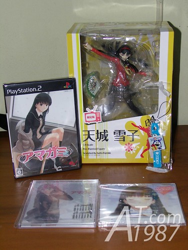 Amagami Amazon Japan package & P4 Amagi Yukiko figure