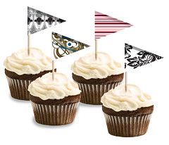 Custom Cupcake Flags