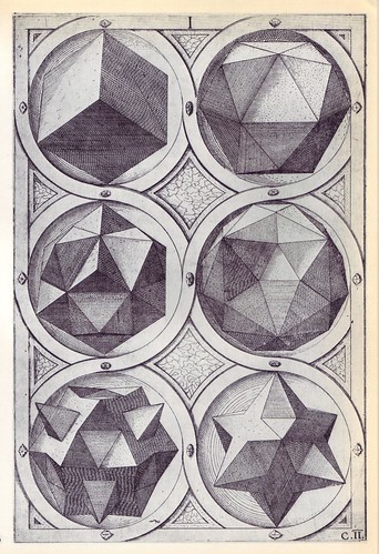 Terra (b) - Perspectiva Corporum Regularium -  Wenzel Jamnitzer 1568