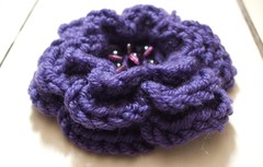 Crochet brooch/corsage