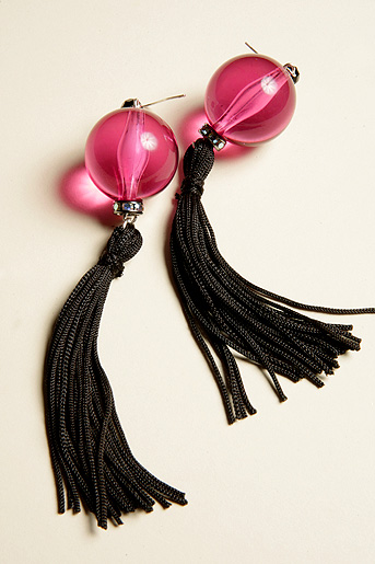 pink pop earrings