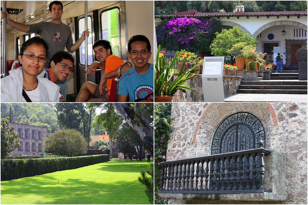 3-Clau, Guicho, Javier, Mateo, Eder and the Museo Dolores Olmedo