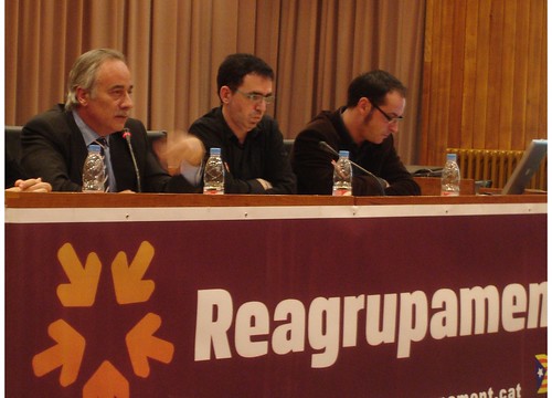 Joan Carretero, Francesc Canosa i Emili Valdero a Balaguer