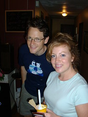 Aaron and Stacey with their gelatos
