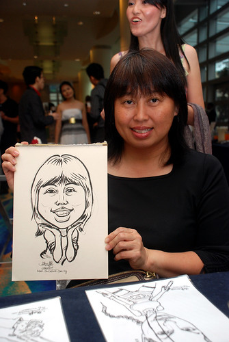 Caricature live sketching for SMC Teachers'Day D&D 2009 - 3