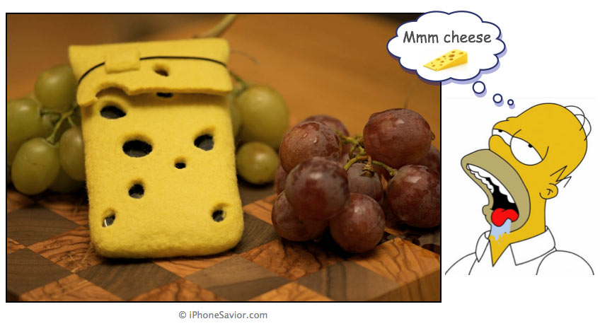 iPhone Cheese Case