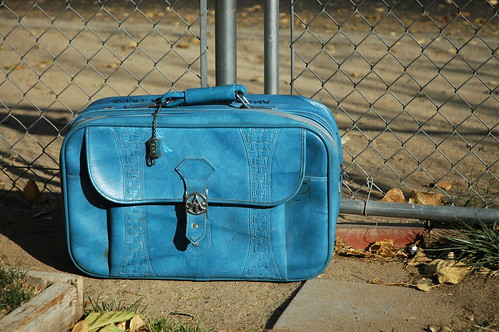 29/365 - Vintage Blue Suitcase
