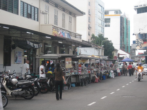 Hawker Stalls off Macallister Street, Georgetown, Penang