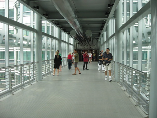 The sky bridge at Petronas Towers
