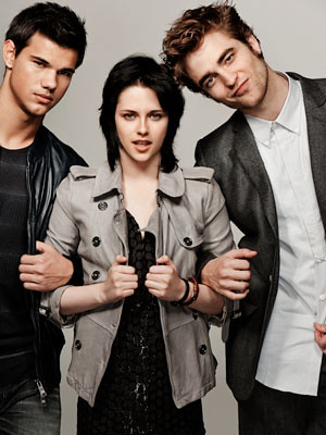 Taylor Lautner, Kristen Stewart, Robert Pattinson by ranasallam.