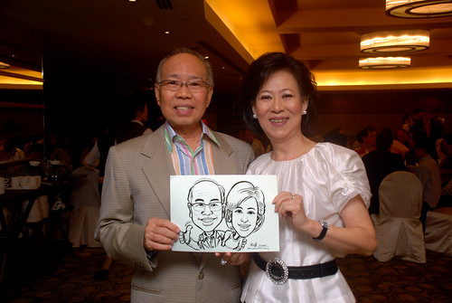 Caricature live sketching for Hock Cheong Printing Pte Ltd D&D 2009 - 11