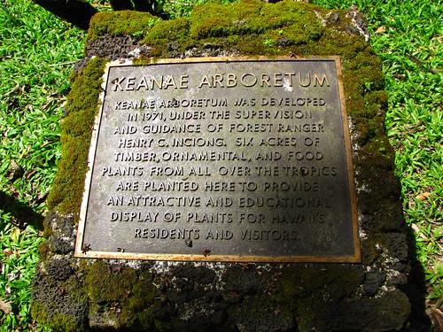 keanae arboretum sign