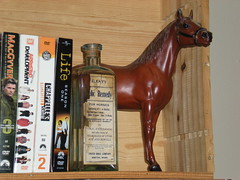 bottle of horse colic medicine