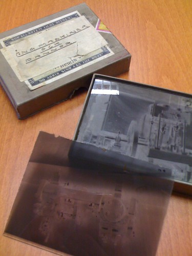 Glass negatives from our company's archives