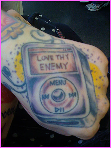 iPod tattoo