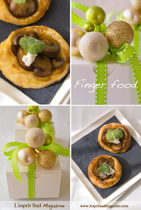 Finger food - Mushroom tartlets