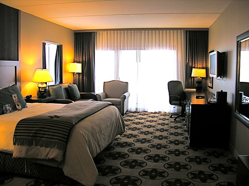 Our spacious King-sized room at the Prescott Resort & Conference Center